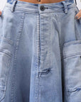【RUNDHOLZ】 BIG POCKETS DENIM SKIRT _INDIGO STONEWASH