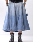【RUNDHOLZ】 BIG POCKETS DENIM SKIRT _INDIGO STONEWASH