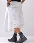 【RUNDHOLZ】 UNISEX BACK FLAP BALOON SARROUEL PANTS _SEAFOAM FOG