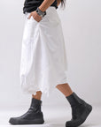 【RUNDHOLZ】 UNISEX BACK FLAP BALOON SARROUEL PANTS _SEAFOAM FOG