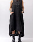 【RUNDHOLZ】 MULTIWAY LINEN DRESS 354 0901_BLACK