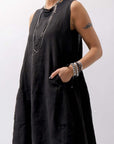 【RUNDHOLZ】 MULTIWAY LINEN DRESS 354 0901_BLACK