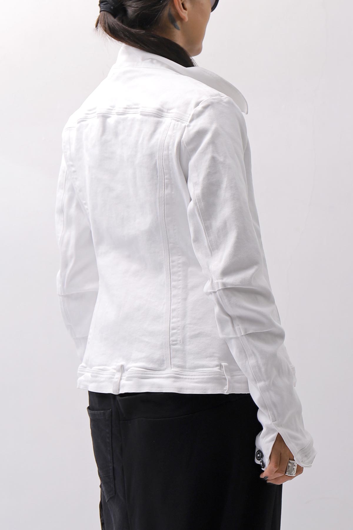 【RUNDHOLZ】 STRETCH DENIM SLM FIT JACKET _PAPER CHALK