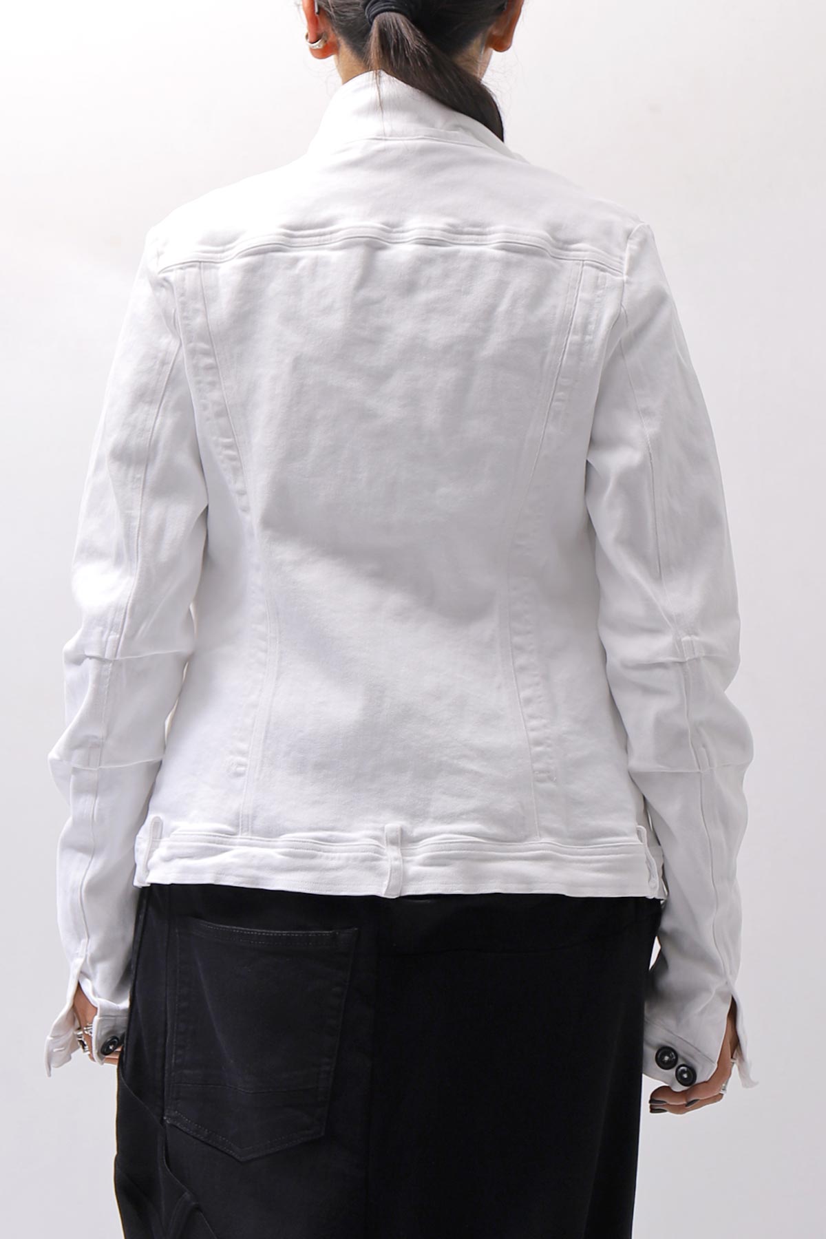 【RUNDHOLZ】 STRETCH DENIM SLM FIT JACKET _PAPER CHALK