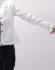【RUNDHOLZ】 STRETCH DENIM SLM FIT JACKET _PAPER CHALK