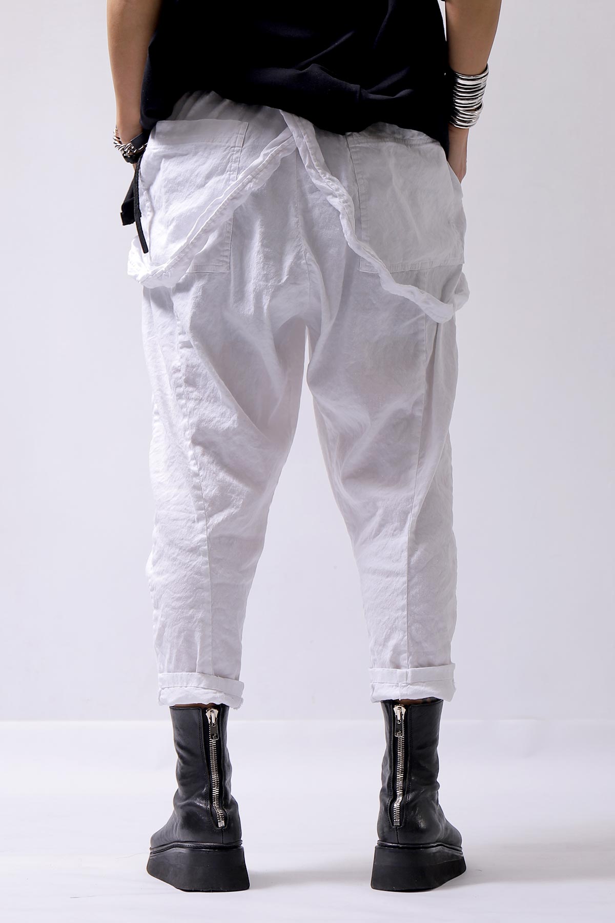 パンツ bajra UNISEX FRONT FLAP STRETCH PANTS bajra】 UNISEX FRONT FLAP STRETCH PANTS 148QP02_WHITE – QUADRATO