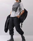 【bajra】 UNISEX PRINTED TEE BLACK&WHITE SET 156QK02