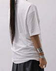 【thom/krom】 UNISEX COTTON MODAL RELAX FIT TEE _OFF WHITE