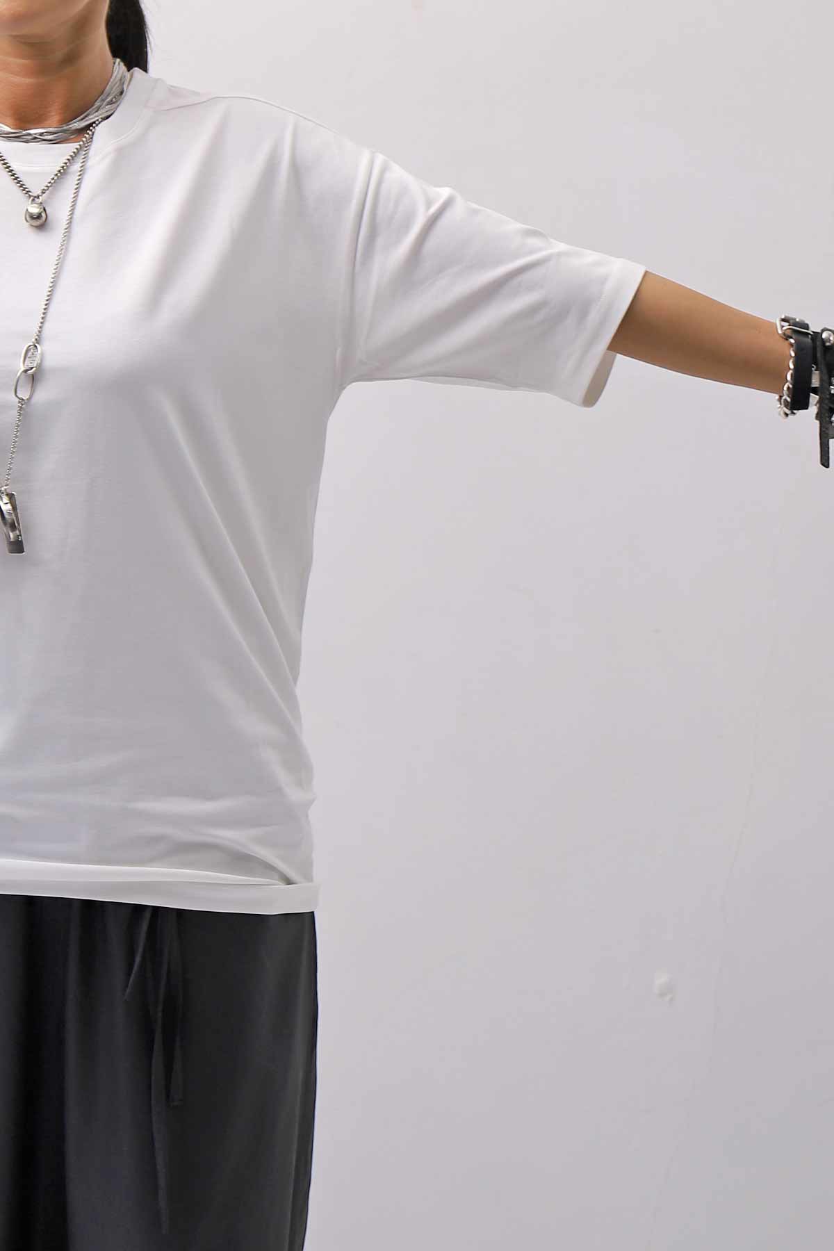 【thom/krom】 UNISEX COTTON MODAL RELAX FIT TEE _OFF WHITE