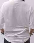 【thom/krom】 UNISEX COTTON MODAL RELAX FIT TEE _OFF WHITE