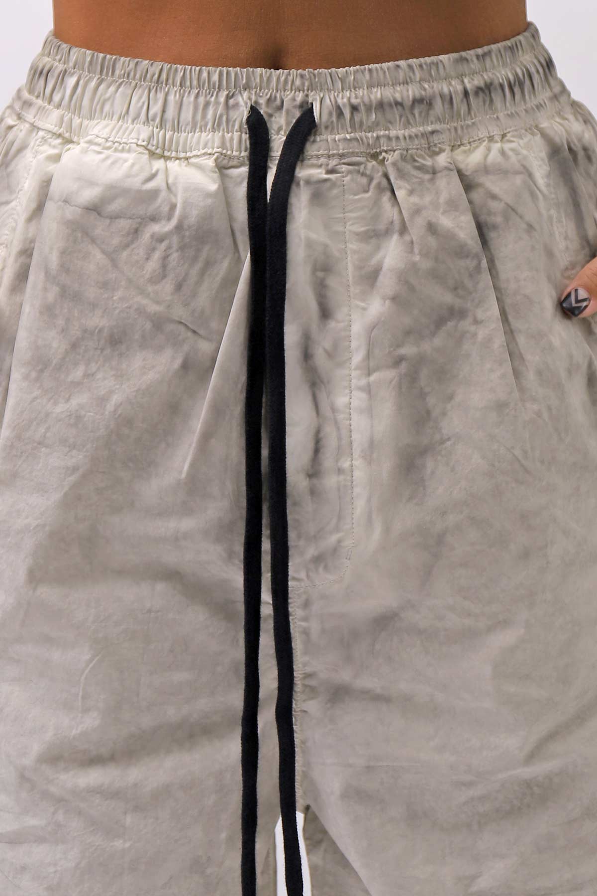 【thom/krom】 UNISEX STRETCH COTTON HALF PANTS MP33_VEGETAL STONE