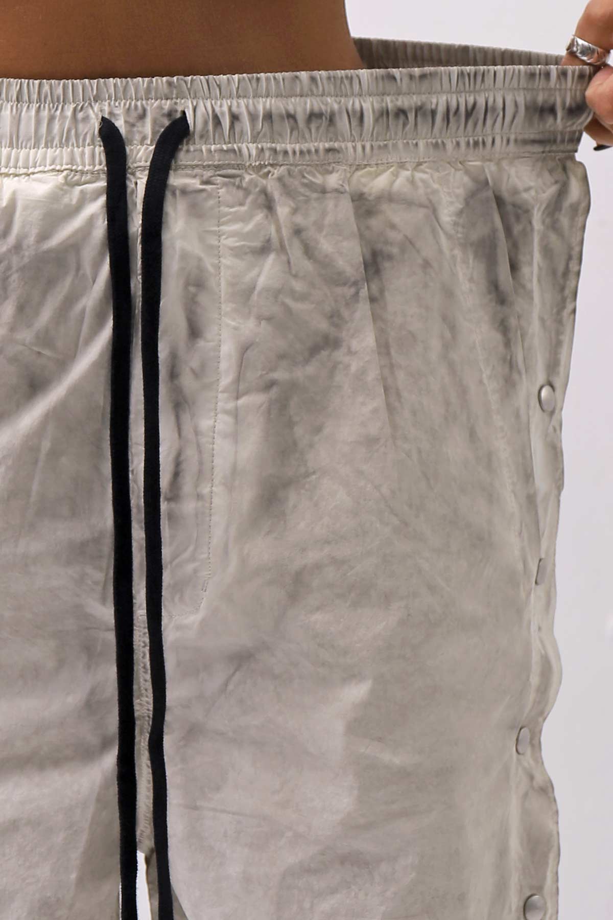 【thom/krom】 UNISEX STRETCH COTTON HALF PANTS MP33_VEGETAL STONE