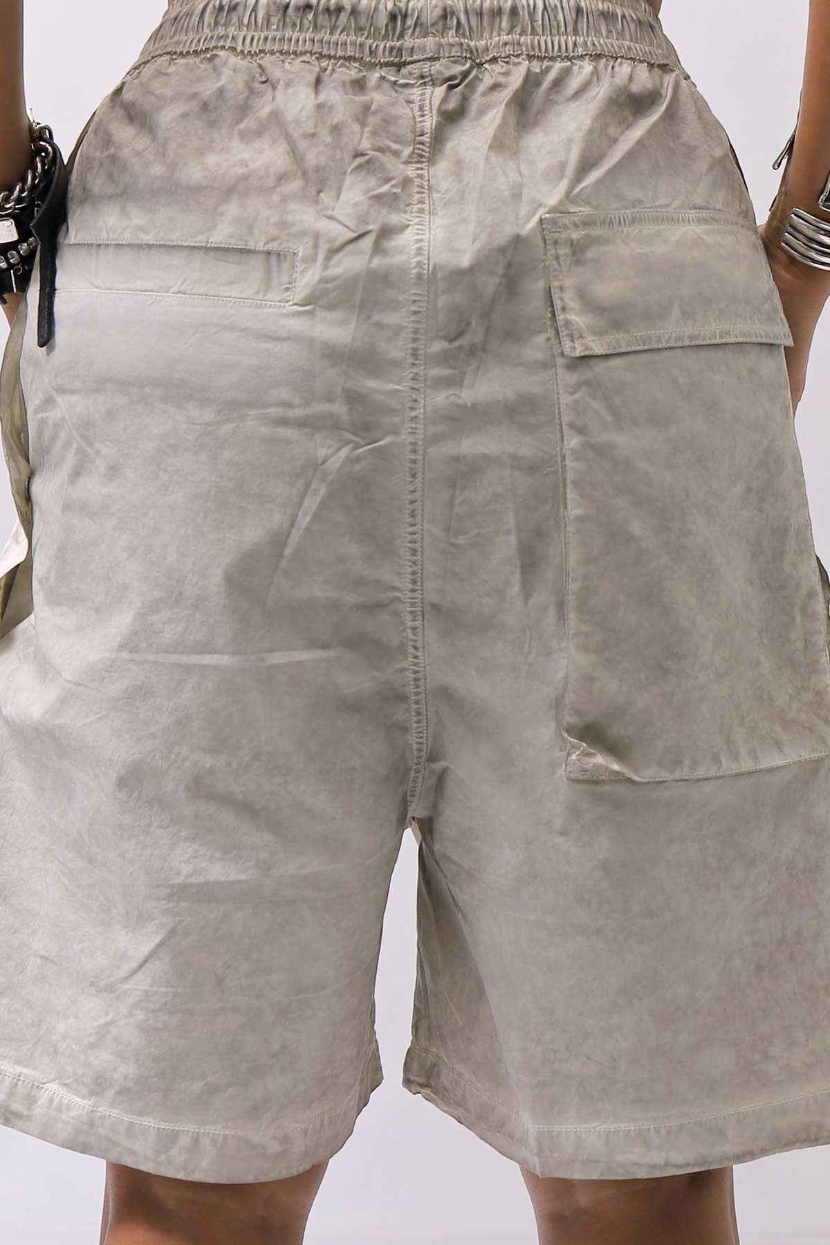 【thom/krom】 UNISEX STRETCH COTTON HALF PANTS MP33_VEGETAL STONE