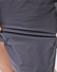 【thom/krom】 UNISEX STRETCH COTTON HALF PANTS MP33_BLACK