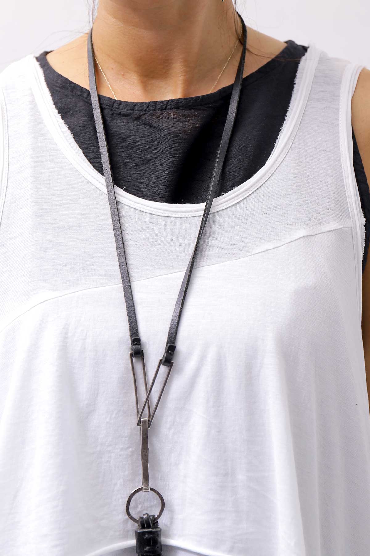 【studio b3】 COTTON COVER TANK MRB1455/M_WHITE