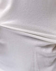 【NOSTRASANTISSIMA】 OVERSIZED VISCOSE&SILK TOP M03_WHITE