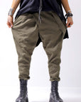 【bajra】 UNISEX FRONT FLAP STRETCH PANTS 148QP02_KHAKI