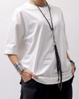 【thom/krom】 UNISEX COTTON MODAL RELAX FIT TEE MTS869_OFF WHITE
