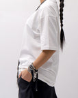 【thom/krom】 UNISEX COTTON MODAL RELAX FIT TEE MTS869_OFF WHITE