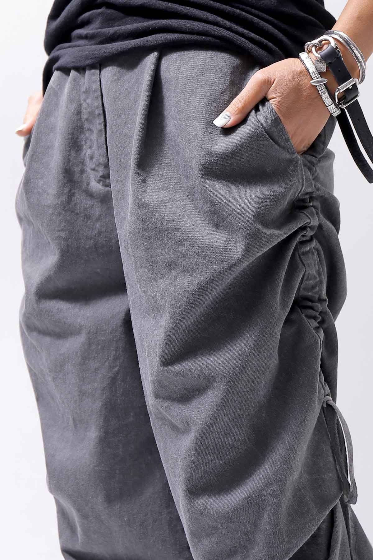 sanctamuerte】 UNISEX SIDE STRING CODE PANTS 319/MM_DARK