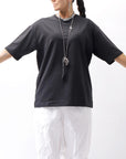 【thom/krom】 UNISEX COTTON MODAL RELAX FIT TEE MTS869_BLACK
