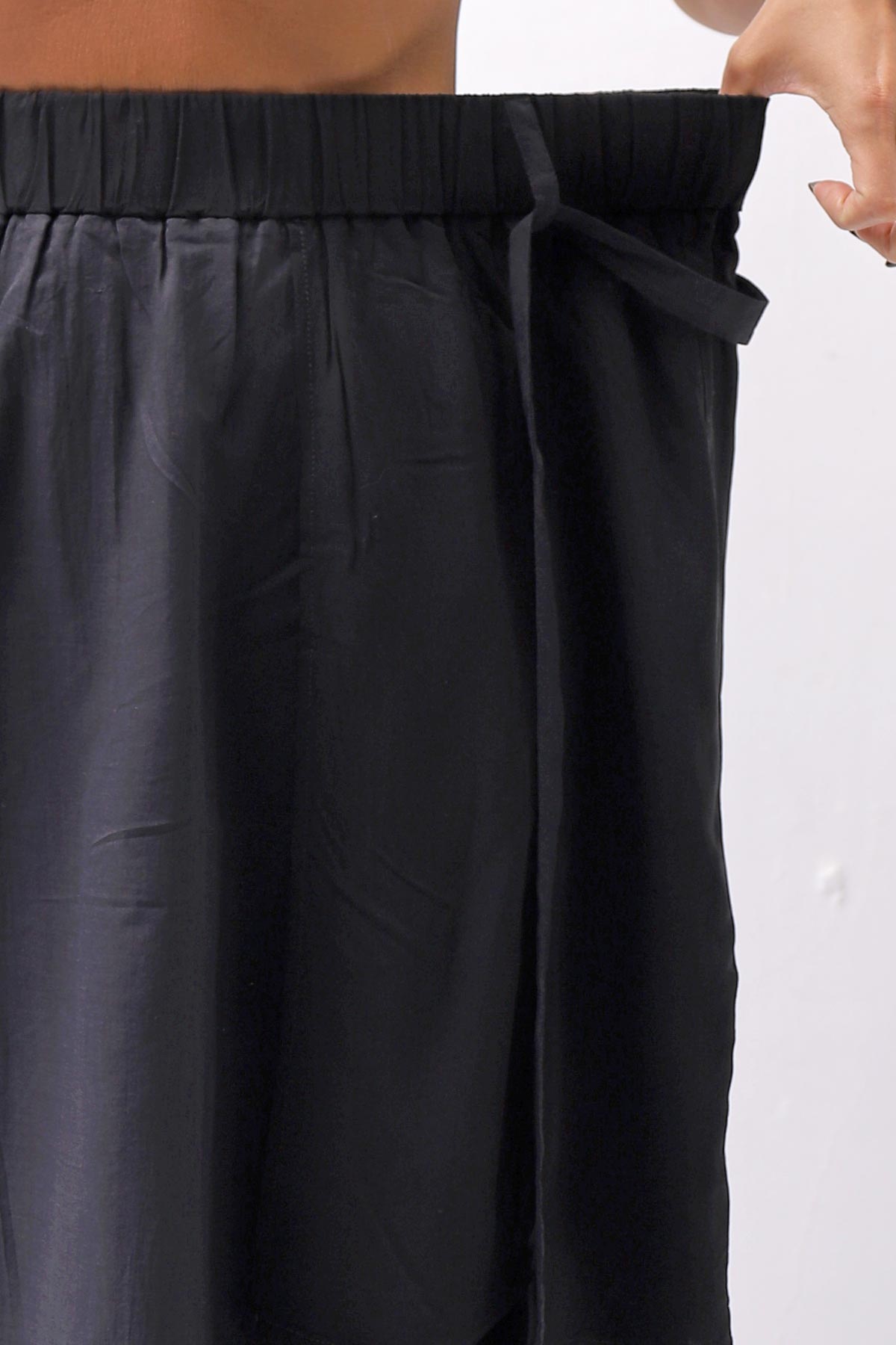 【studio b3】 ASYMMETRY LAYERED SKIRT MLB950_BLACK