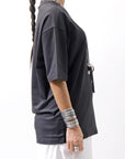 【thom/krom】 UNISEX COTTON MODAL RELAX FIT TEE MTS869_BLACK
