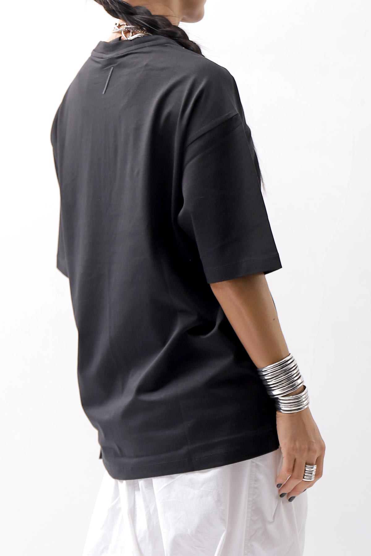 【thom/krom】 UNISEX COTTON MODAL RELAX FIT TEE MTS869_BLACK