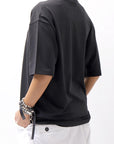 【thom/krom】 UNISEX COTTON MODAL RELAX FIT TEE MTS869_BLACK