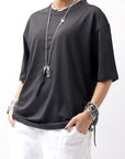 【thom/krom】 UNISEX COTTON MODAL RELAX FIT TEE MTS869_BLACK