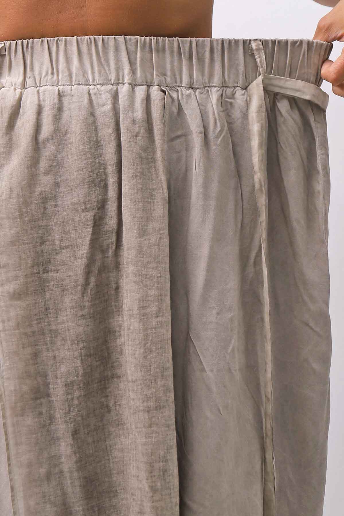 【studio b3】 ASYMMETRY LAYERED SKIRT MLB950_SAND OLD DYE
