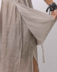 【studio b3】 ASYMMETRY LAYERED SKIRT MLB950_SAND OLD DYE