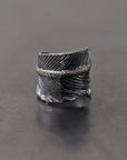 【Rusty Thought】 SILVER FEATHER RING_RT02