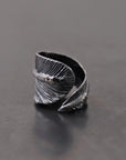 【Rusty Thought】 SILVER FEATHER RING_RT02