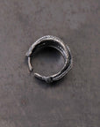 【Rusty Thought】 FLAT BRAIDED SILVER RING_RT01