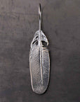 【Rusty Thought】 SILVER FEATHER EARRING_RT05