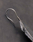 【Rusty Thought】 SILVER FEATHER EARRING_RT05