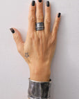 【Rusty Thought】 SILVER FEATHER RING_RT02