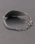 【Rusty Thought】 SILVER FEATHER CHAIN BRACELET_RT06