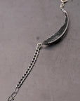【Rusty Thought】 SILVER FEATHER CHAIN BRACELET_RT06
