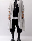 【RUNDHOLZ】 UNISEX LINEN LONG SHIRT 354 0907_GREY(SAND GREY)