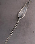【Rusty Thought】 SILVER FEATHER CHAIN BRACELET_RT06