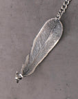 【Rusty Thought】 SILVER FEATHER CHAIN BRACELET_RT06
