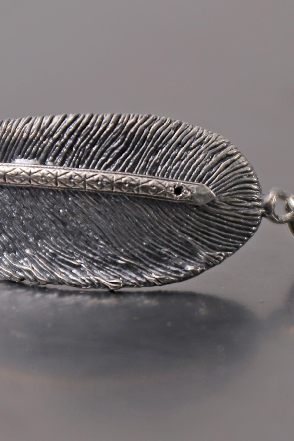 【Rusty Thought】 SILVER FEATHER CHAIN BRACELET_RT06