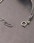 【Rusty Thought】 SILVER FEATHER CHAIN BRACELET_RT06