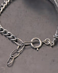 【Rusty Thought】 SILVER FEATHER CHAIN BRACELET_RT06