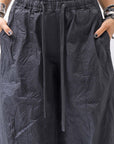 【RUNDHOLZ】 UNISEX COTTON EMBOSS PRINT EASY PANTS _BLACK POPLIN PRINT