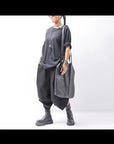 【DANIELE BASTA】 MULTIWAY REVERSIBLE LONG STRAP TOTE BAG_BLACK