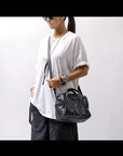 【DANIELE BASTA】 MINI BOSTON SHOULDER BAG_BLACK