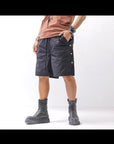 【thom/krom】 UNISEX STRETCH COTTON HALF PANTS MP33_BLACK
